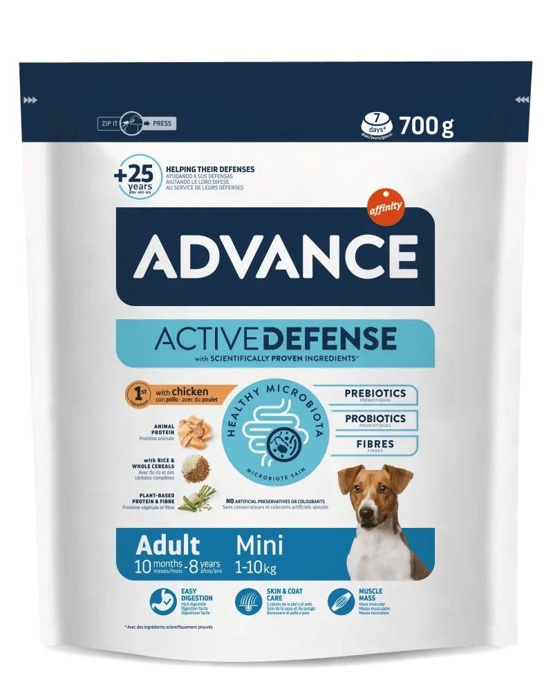 Advance Dog Mini Adult Chicken and Rice КУРКА корм для собак міні і малих порід 700 г (965765)